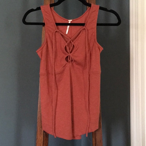 Free People Tops - FREE PEOPLE | Burnt orange Tank Top size medium